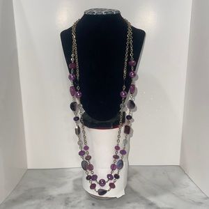 Purple necklace